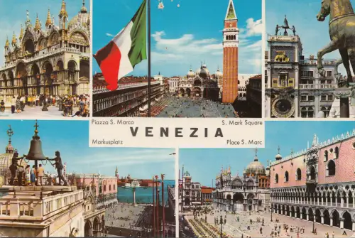 BF23519 basilica di s marco venezia italy front/back image