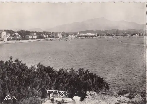 BF13205 st jean de luz vue generale de la plage france front/back image