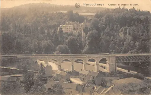 BR95272 remouchamps chateau et arcades du point belgien
