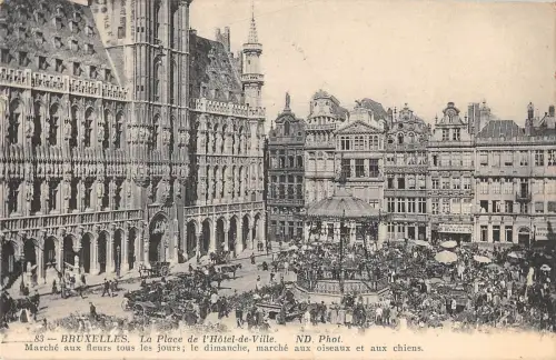 BR95269 bruxelles la place de l hotel de ville belgium