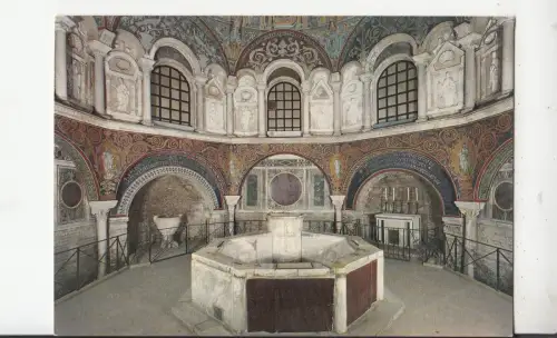 BF23241 ravenna battistero neoniano interno italy front/back image