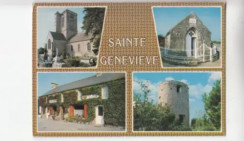 BF19585 sainte genevieve manche france front/back image