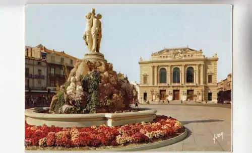 BF31146 montpellier herault place de la comedie france front/back image