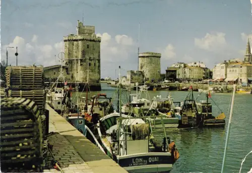 BF14462 la rochelle le port et les trois tours france front/back image