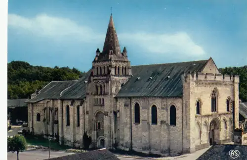 BF15583 treves cunault eglise notre dame france front/back image