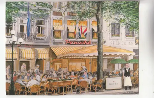 BF29866 groeten vanuit panache restaurant maastrcht belgien front/back image
