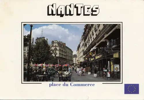 BF12842 nantes place du commerce france front/back image