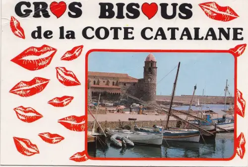 BF13938 cote catalane ship bateaux france front/back image