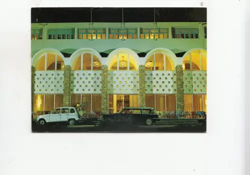 BF27917 djerba hotel ulysse vue nocturne tunisia front/back image