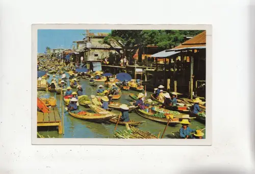 BF28441 Thailand Floating Market Types Vorder-/Rückseite Bild