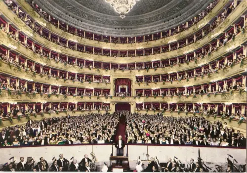 BF12573 teatro alla scala interno milano italy front/back image