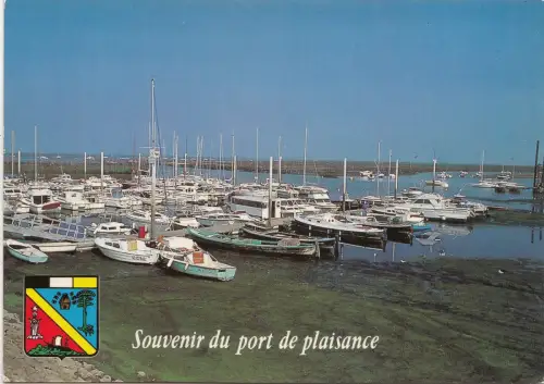 BF31714 baie d arcachon le port de plaisance france front/back image