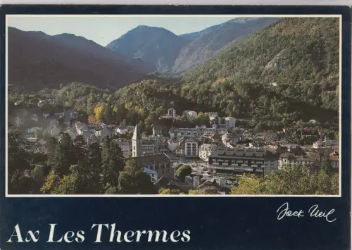 BF22217 ax les thermes ariege station thermale france front/back image