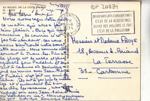 BF20834 schönes vue generale france Vorder-/Rückbild