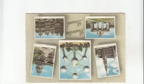 BF29906 bruxelles belgium atomium front/back image