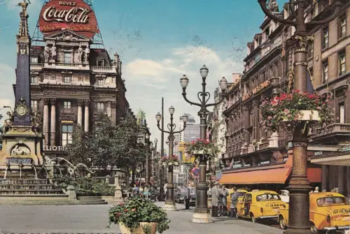 BF25008 la place de brouckere belgium front/back image