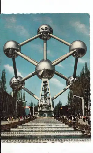 BF14325 atomium bruxe;lls belgium france front/back image