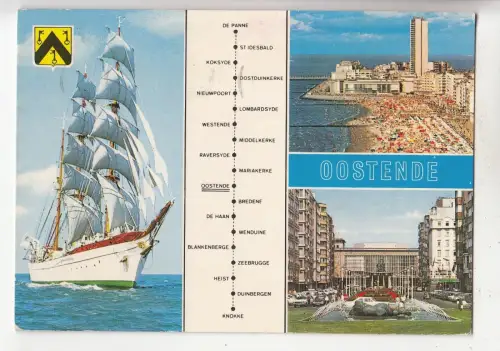 BF29047 oostende Schiff belgien Vorder-/Rückbild