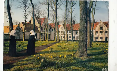 BF14988 brugge belgium le monastere de la vigne front/back image
