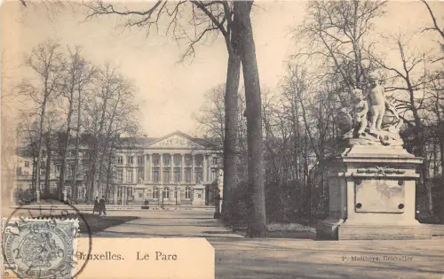 BF34795 le parc bruxelles belgium front/back scan