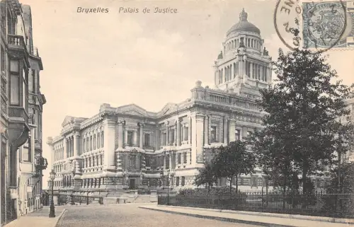BF34794 palais de justice bruxelles belgium front/back scan