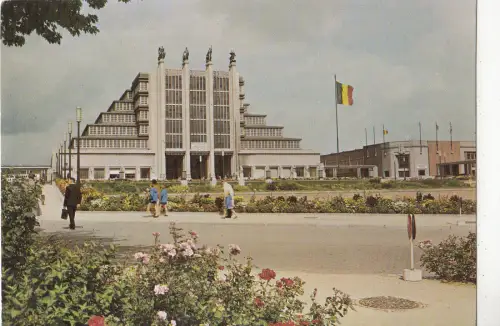 BF30825 bruxelles heysel le grand palais belgium front/back image