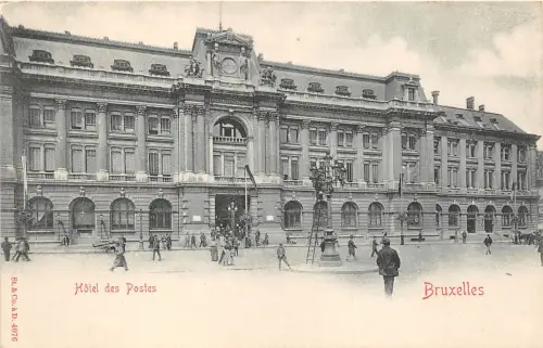 BF34287 hotel des postes bruxelles belgium front/back scan