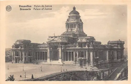 BF34694 bruxelles palais de justice belgium front/back scan