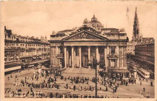 BF34520 bruxelles la bourse belgium front/back scan
