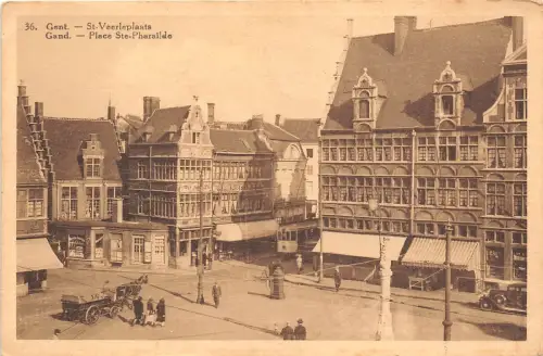 BF34682 gent gand place ste pharalde belgium front/back scan