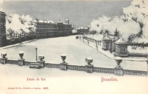BF34286 bruxelles palais du roi belgium front/back scan