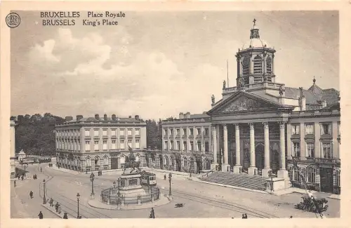 BF34545 place royale bruxelles belgium front/back scan