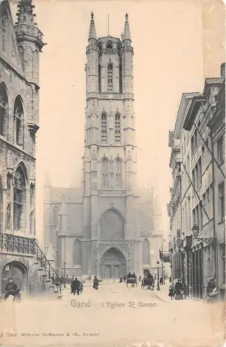 BF34238 gand l eglise st bavon belgium front/back scan