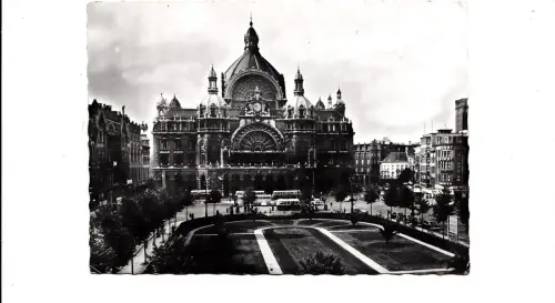 BF14978 anvers gare centrale bus belgien front/back image