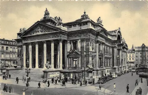 BF34797 la bourse bruxelles belgium front/back scan