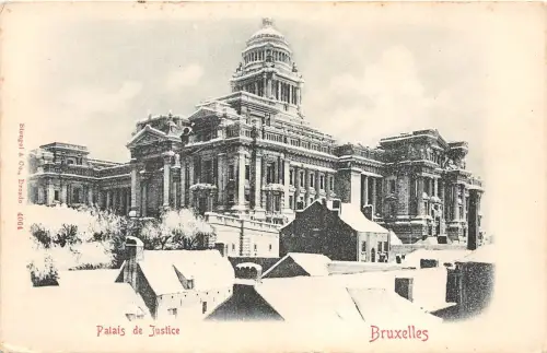 BF34377 palais de justice bruxelles belgium front/back scan