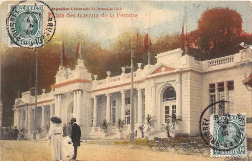 BC62203 Bruxelles Palais des travaux de la Femme Exposition Universelle belgium