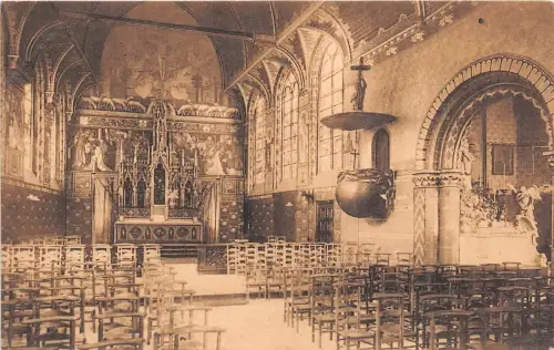 BF34455 bruges interieur de la basilique du st sang belgien front/back scan