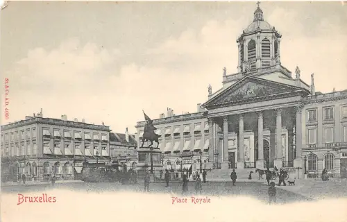 BF34660 place royale bruxelles belgium front/back scan