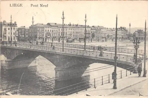 BF34643 liege pont neuf belgium front/back scan