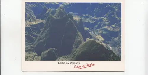 BF17648 cirque de mafate ile de la reunion france front/back image