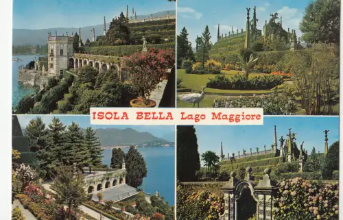BF23607 isola bella lago maggiore italy front/back image