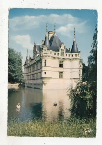 BF22438 azay le rideau i et l le chateaui france front/back image