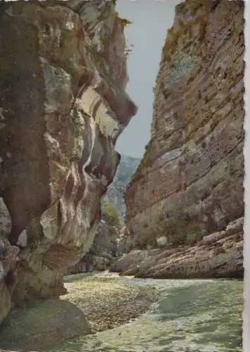 BF21683 gorges du verdon le grand canyon vu par le fond france front/back image