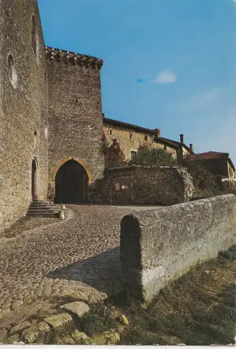 BF21152 perouges ain porte principale et porche de l egl france front/back image