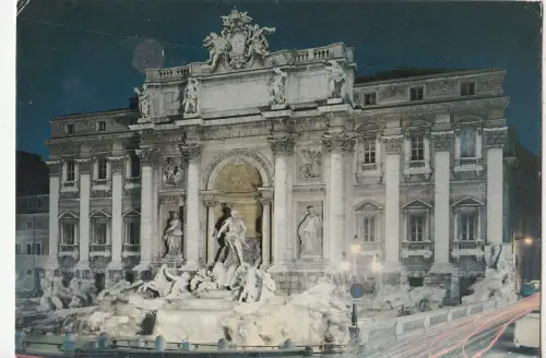 BF23337 roma fontana di trevi italy front/back image