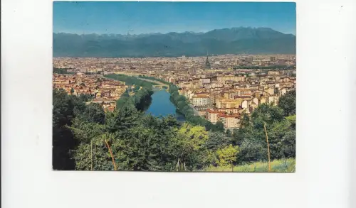 BF29553 Torino Panorama e Fiume Po Italien Vorder-/Rückbild