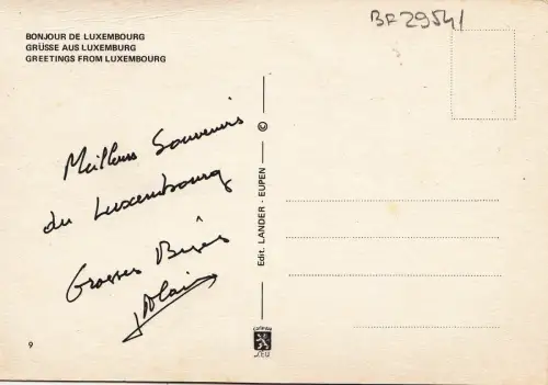 BF29541 luxemburg front/back image