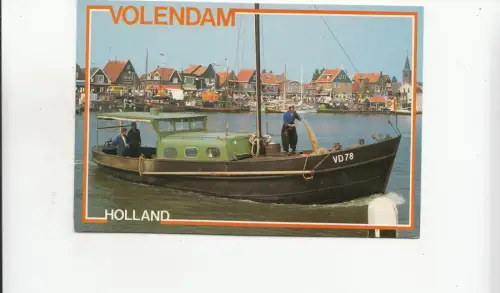 BF29873 Volendam Schiff Niederlande Vorder-/Rückbild