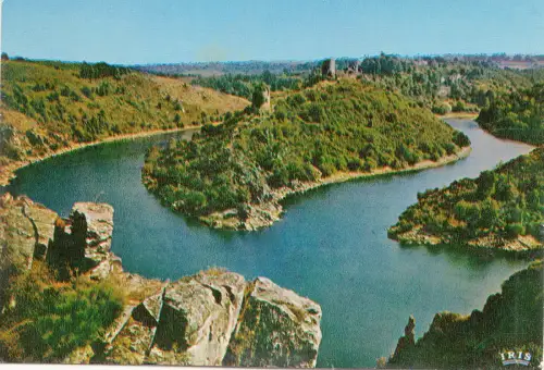 BF12745 crozant les ruines du chateau france front/back image